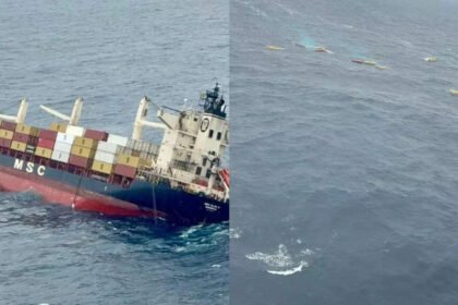 Container Ship Capsizes off Kerala Coast; 21 rescued, 3 remain onboard for salvage ops | India news
