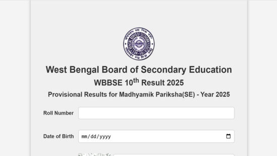 10th WBBSE Madhyamik Result 2025 Declared Live: WB Madhyamik results out on wbbse.wb.gov.in, direct link here